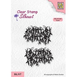 (SIL117)Nellie`s Choice Clearstamp - Crowns of tree Willow
